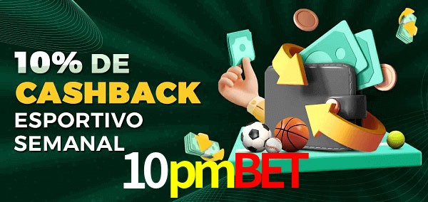 10% de bônus de cashback na 10pmbet